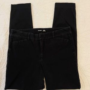 Old Navy Pixie PANTS Never Fade  Size 8 Tall BLACK